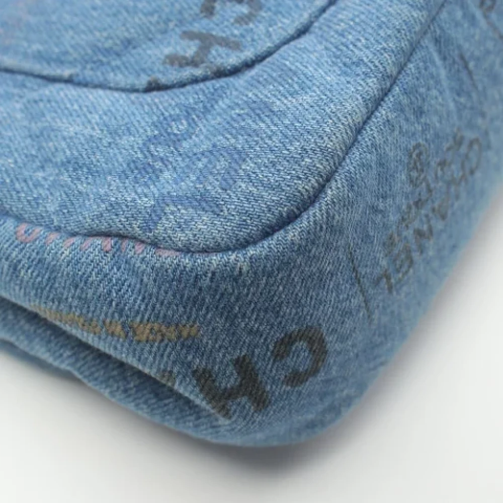 Chanel Vintage Pre-owned Denim shoulder-bags Blue Dames