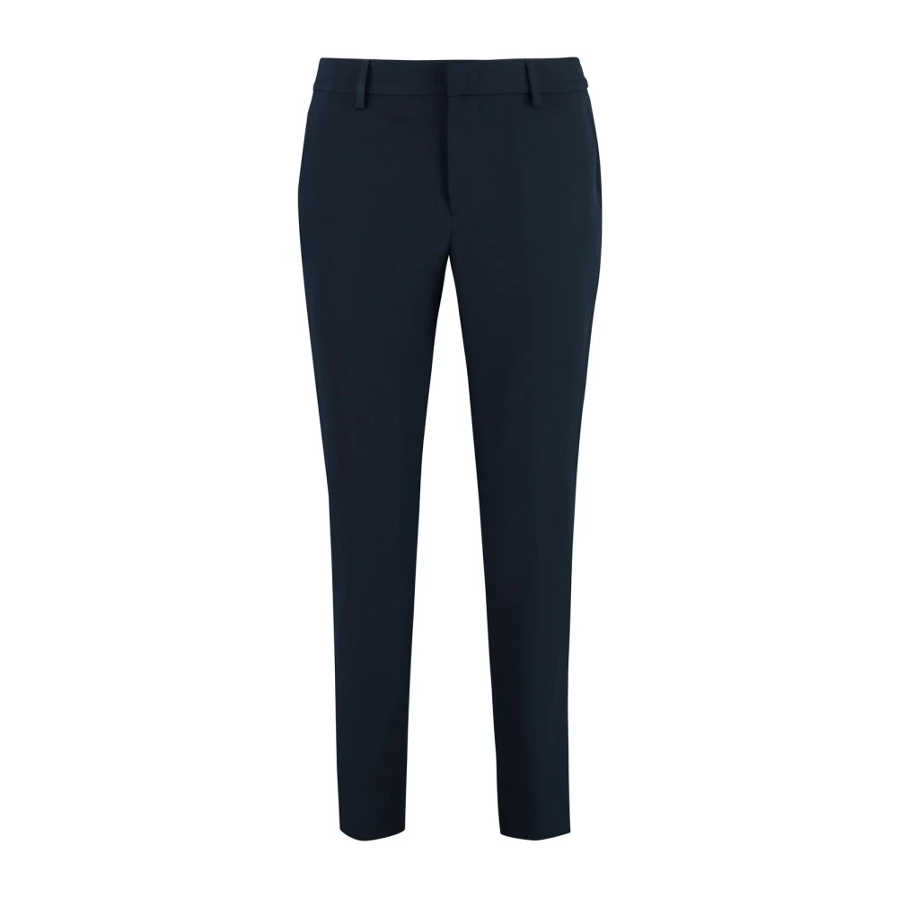 Pt01 Vrouw Blauw Broeken Dames, 2XL, Tailored Fit Broeken