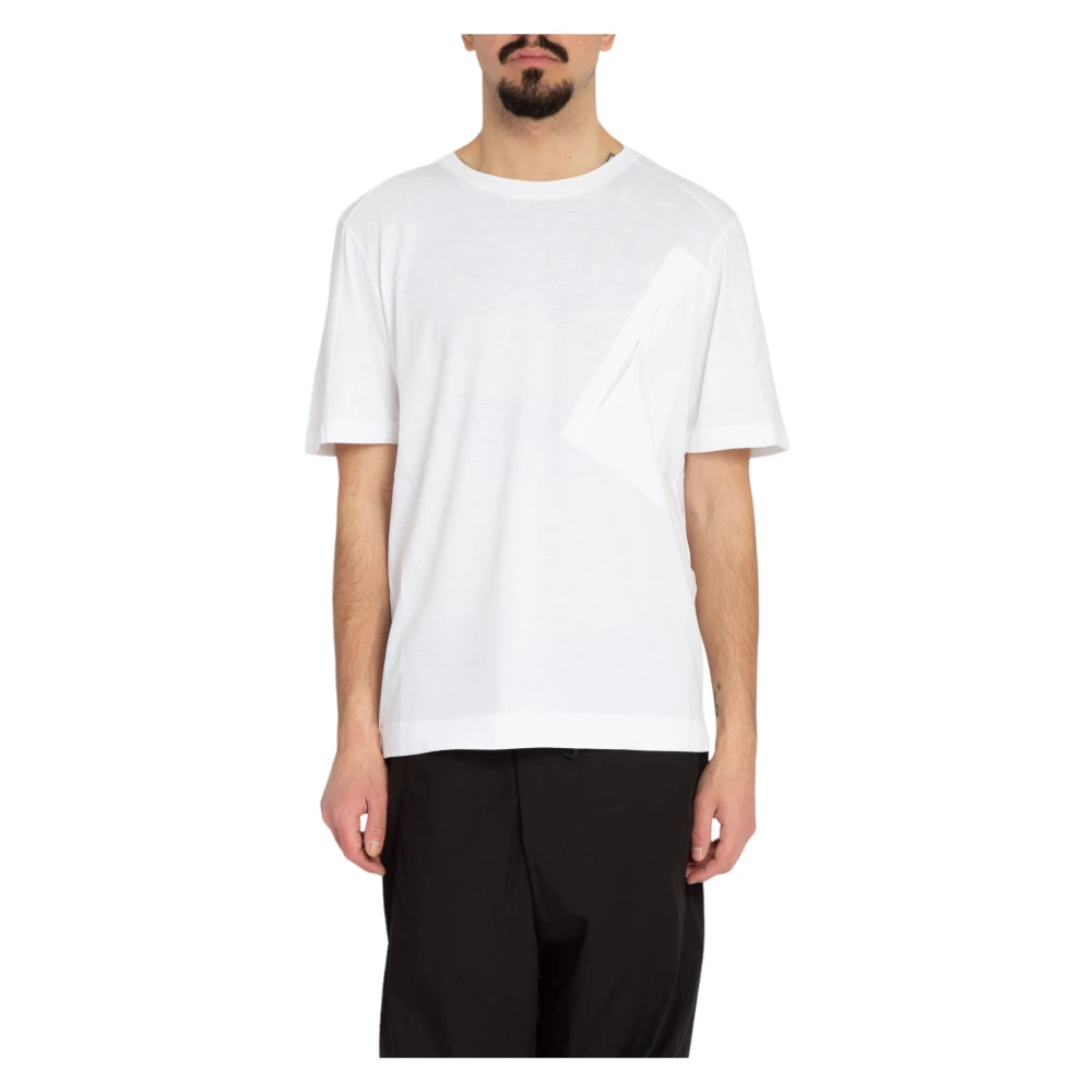 Transit Grote Zak T-shirt White Heren