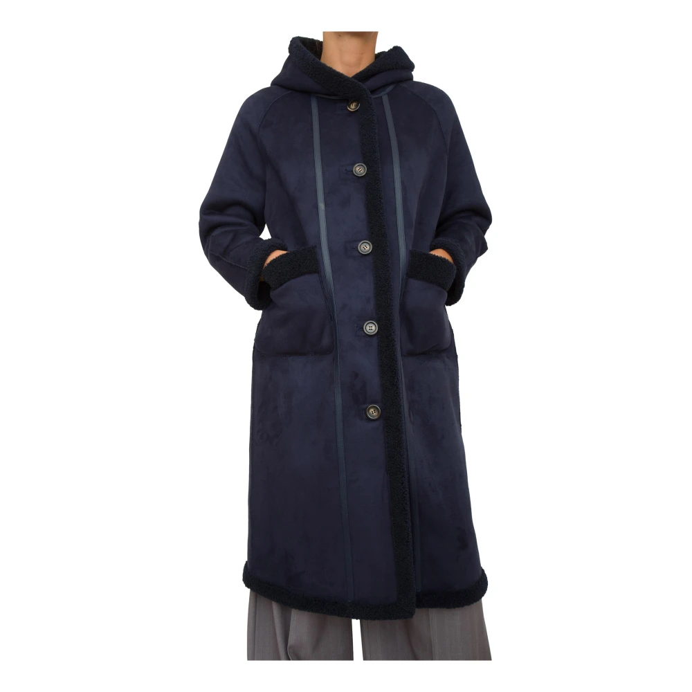 Marella Blauwe Stijlvolle Aspet Pellic Capospal Blue Dames