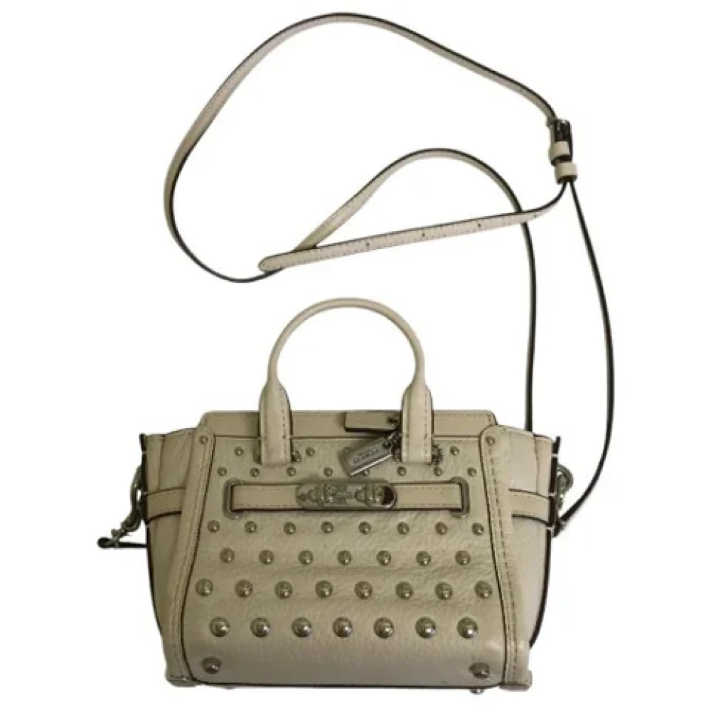 Coach Pre-owned Fabric shoulder-bags Beige Dames
