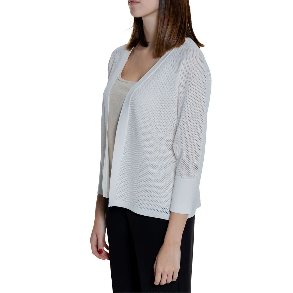 Street One Witte Gebreide Vest Lente Zomer Collectie White Dames