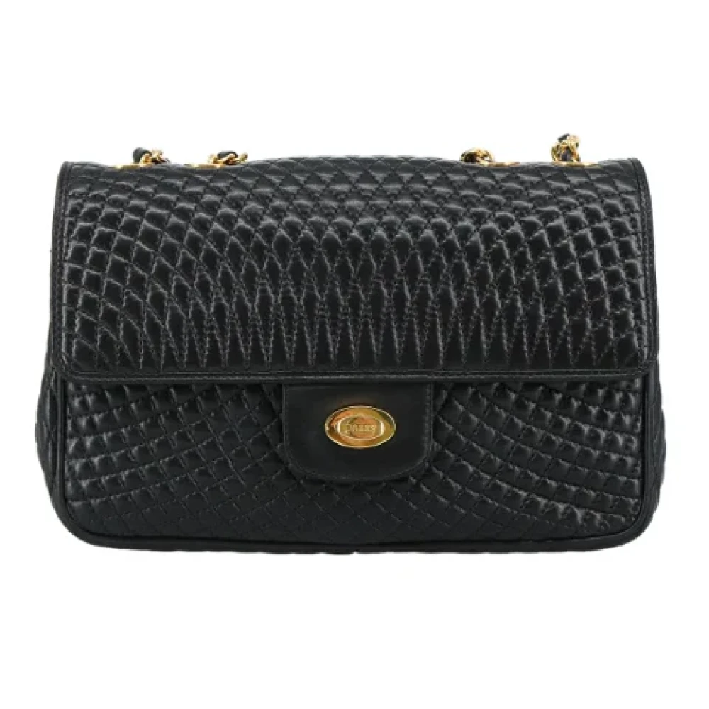 Bally Pre-owned Leather shoulder-bags Black Dames