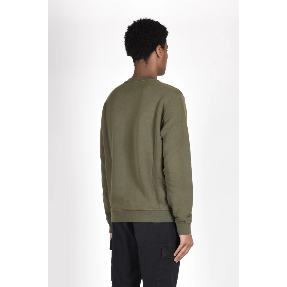 Stone Island Katoenen Sweatshirts Green Heren