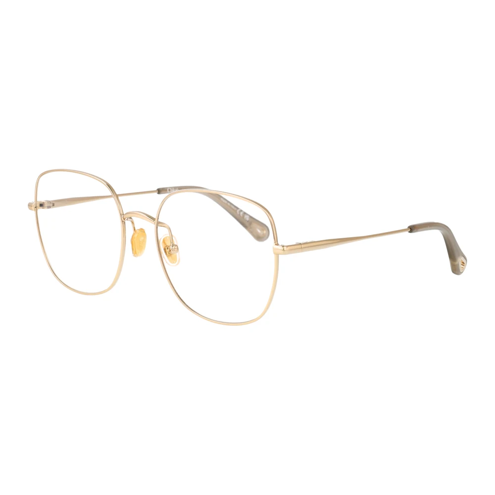 Chloé Women's Yellow Glasses, 56 Mm, Geometric Eyeglasses