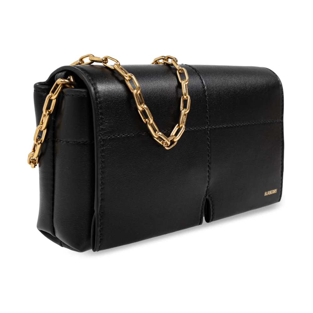 Burberry Schoudertas Spin Mini Black Dames
