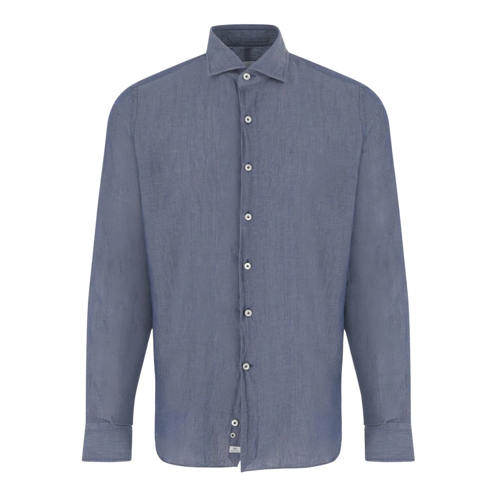 Alessandro Gherardi Men's Blue Cotton Shirt