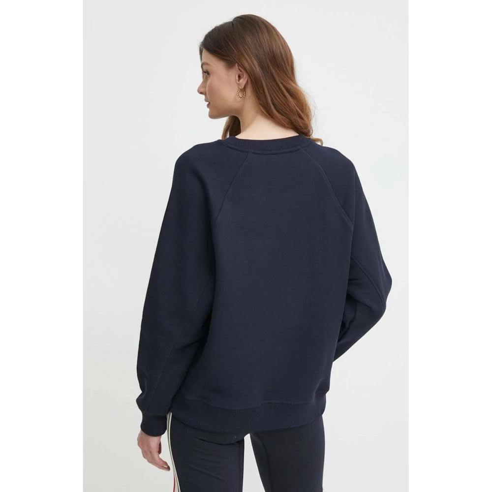 Tommy Hilfiger Geborduurde Logo Sweater 1985 Blue Heren