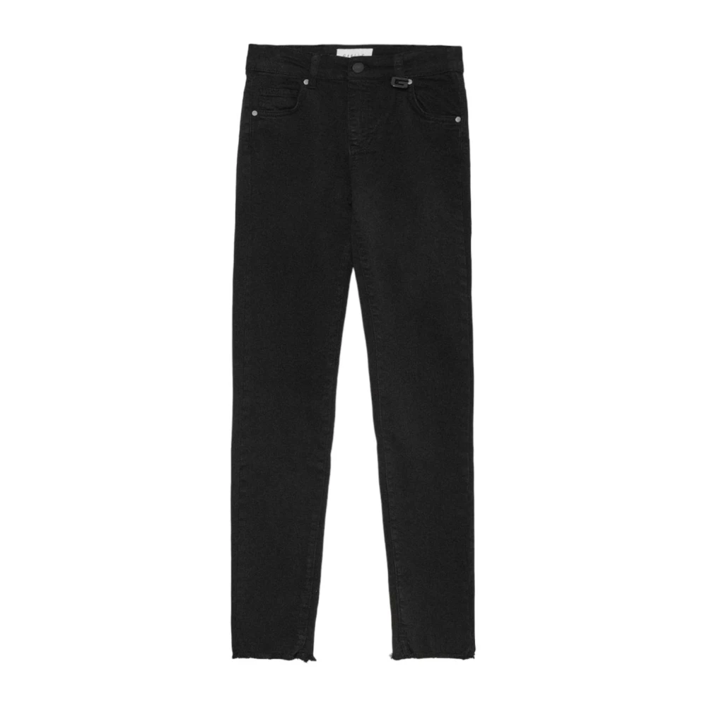 Gaëlle Paris Slim-fit Denim Jeans Black Dames