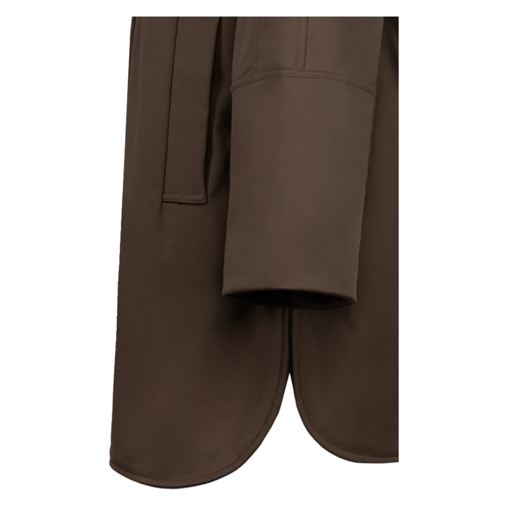 People of Shibuya Technische Parka met Capuchon en Thermische Vulling Brown Dames