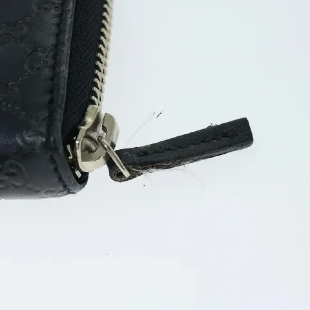 Gucci Vintage Pre-owned Canvas wallets Blue Dames