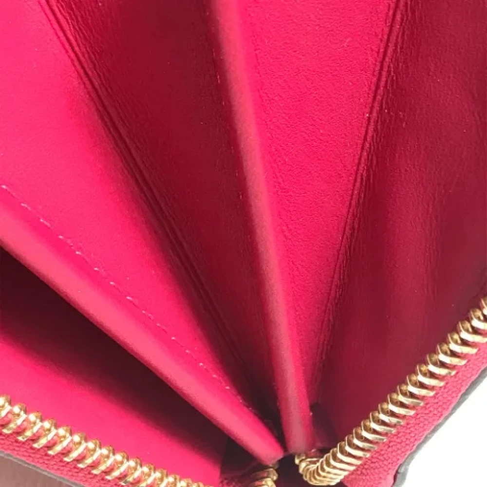 Louis Vuitton Vintage Pre-owned Leather wallets Pink Dames