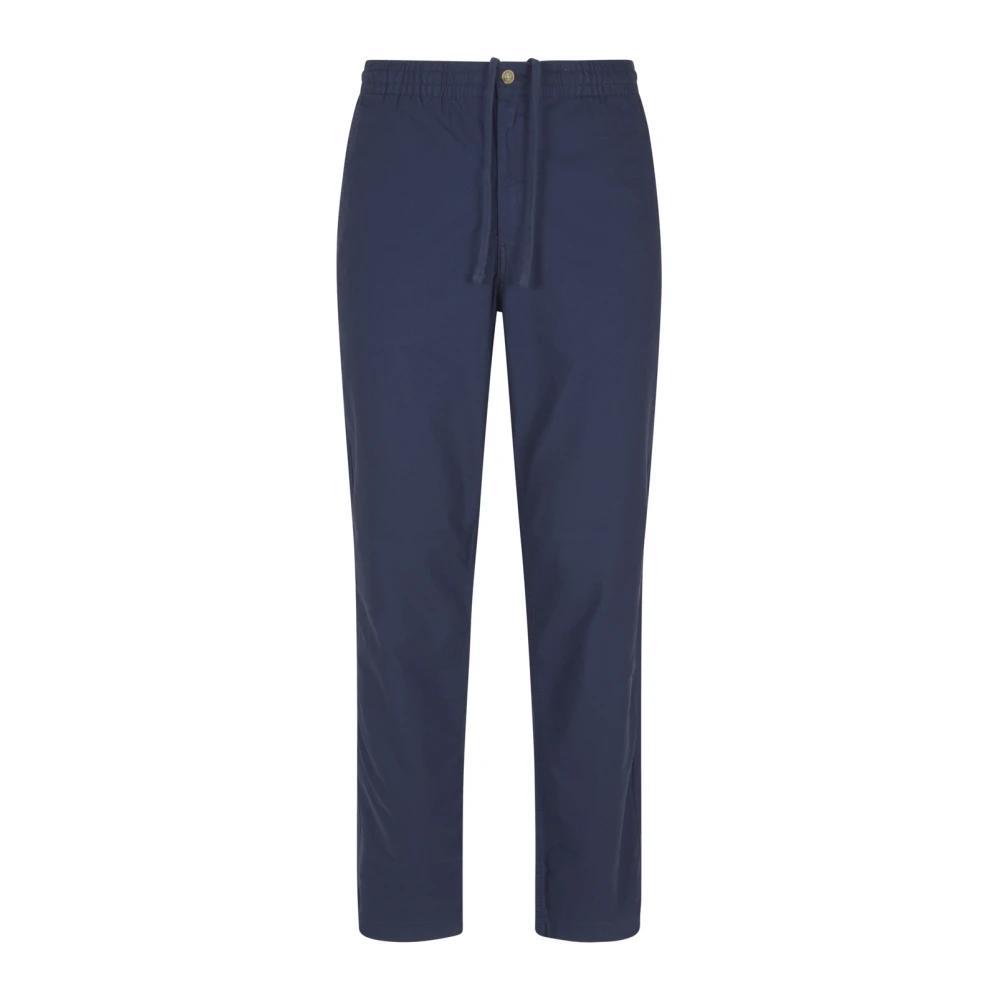 Polo Ralph Lauren Blauwe Broek Plat Vooraanzicht Look 1 Blue Heren