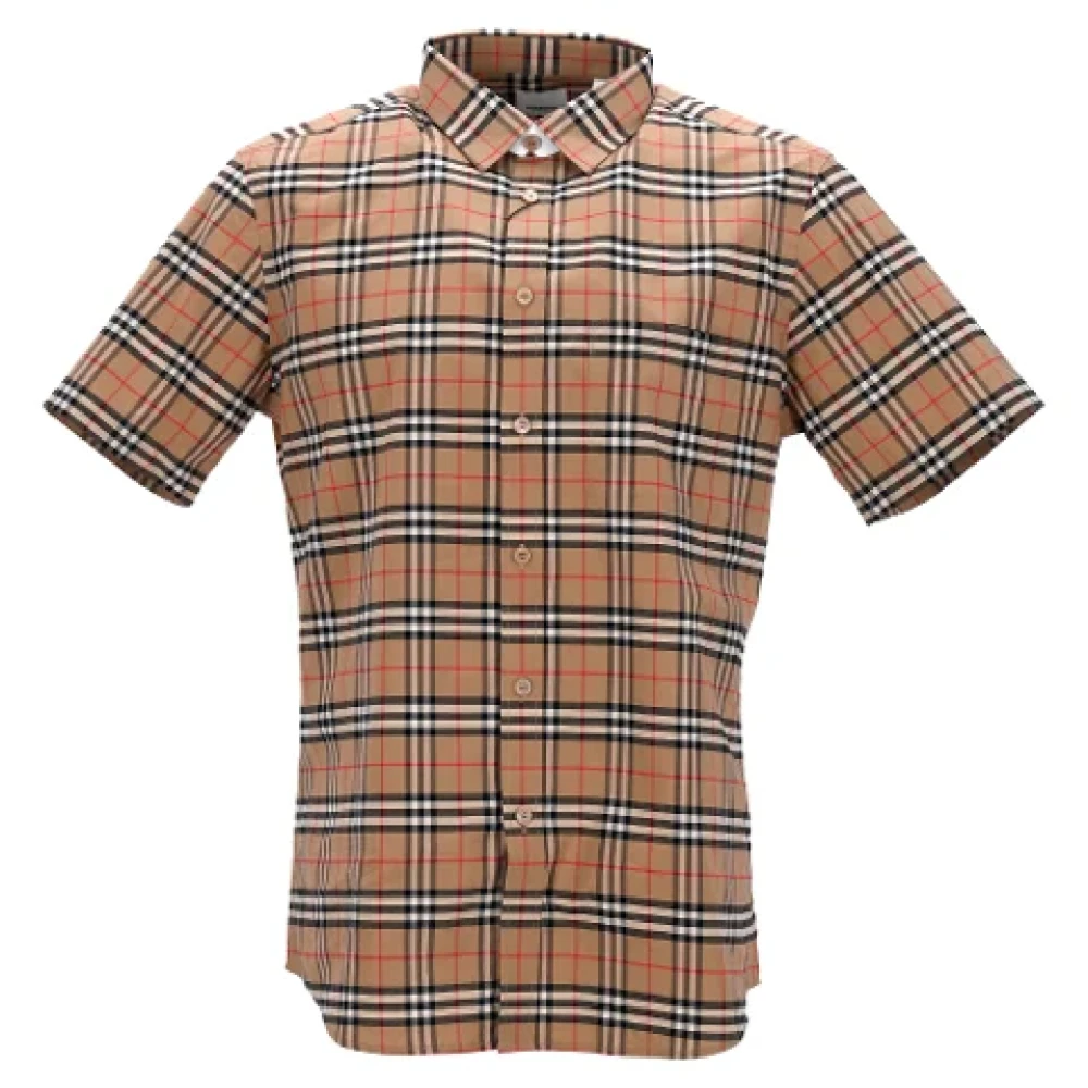 Burberry Cotton tops Beige Heren