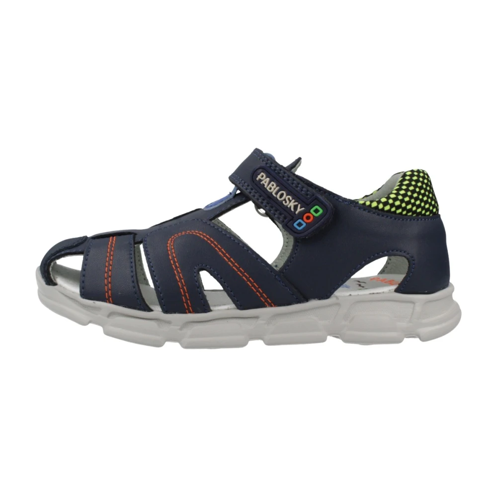 Pablosky Unisex Blauw Sandalia Tira Adhesiva