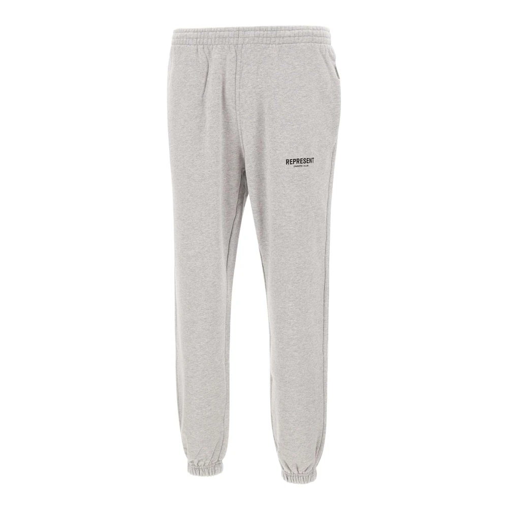 Represent Grijze katoenen jogger met elastische taille Gray Heren