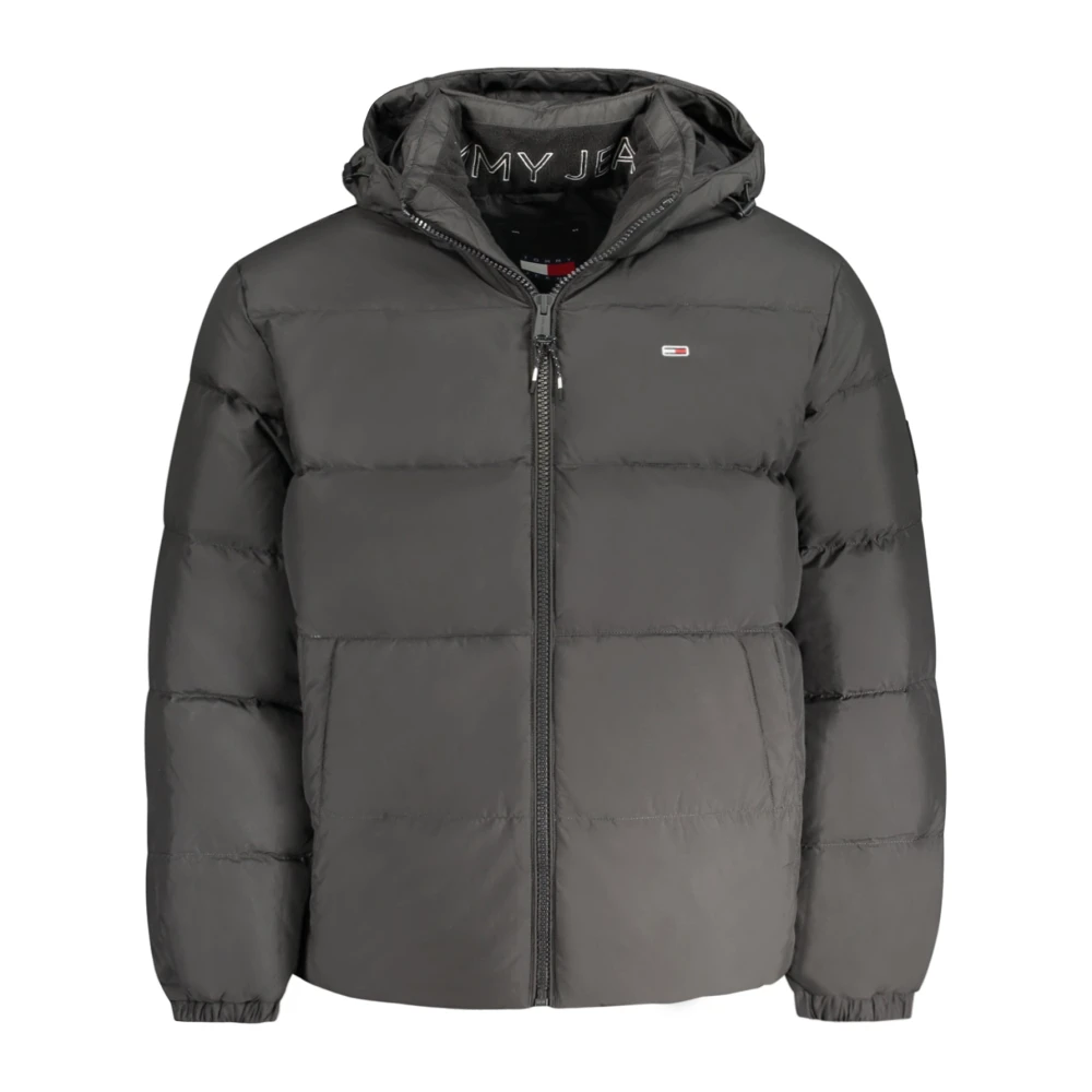 Tommy Hilfiger Zwarte hoodie met borduurwerk Black Heren