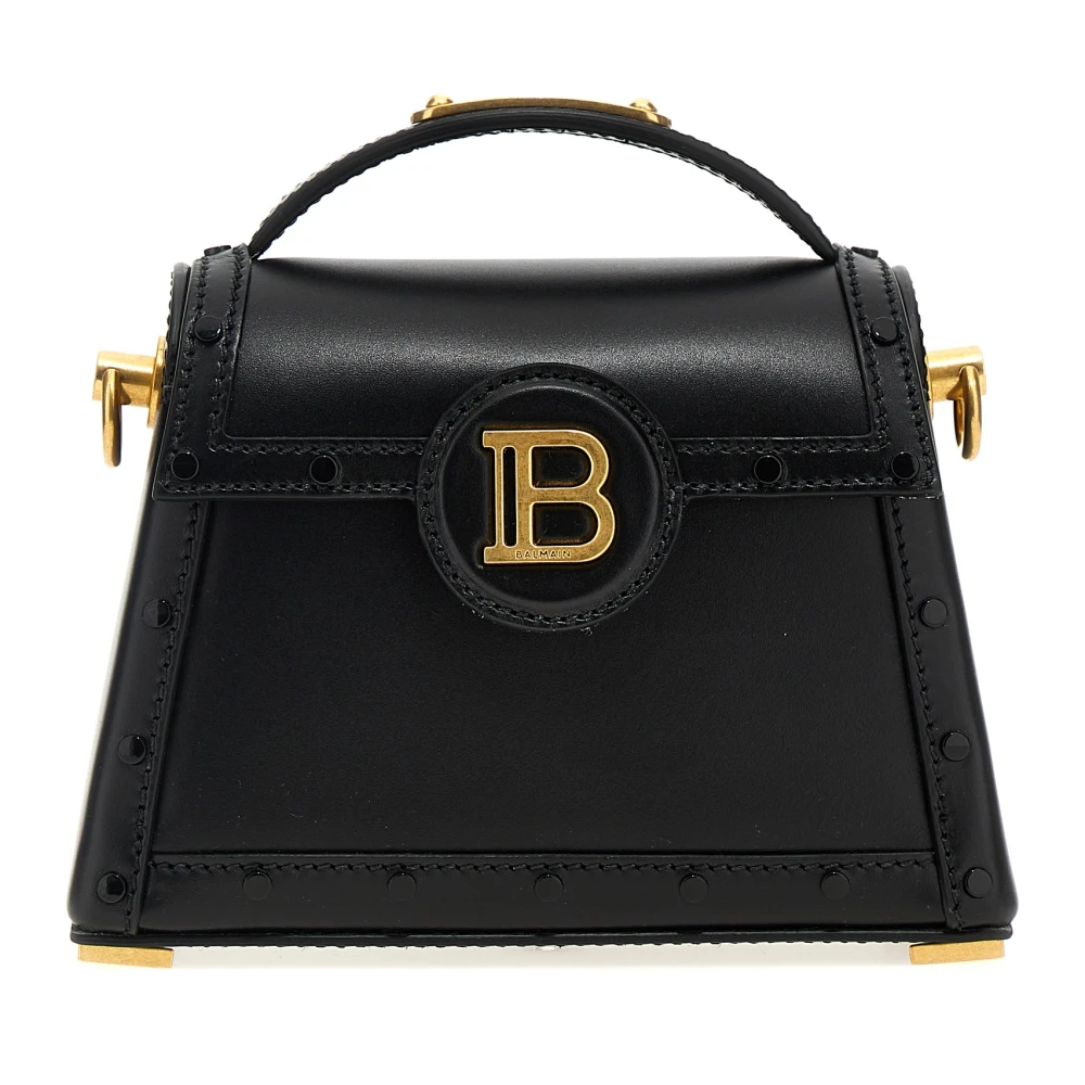 Balmain Black Small B-Buzz Dynasty Handbag - Female - Handbags - One Size - Bags