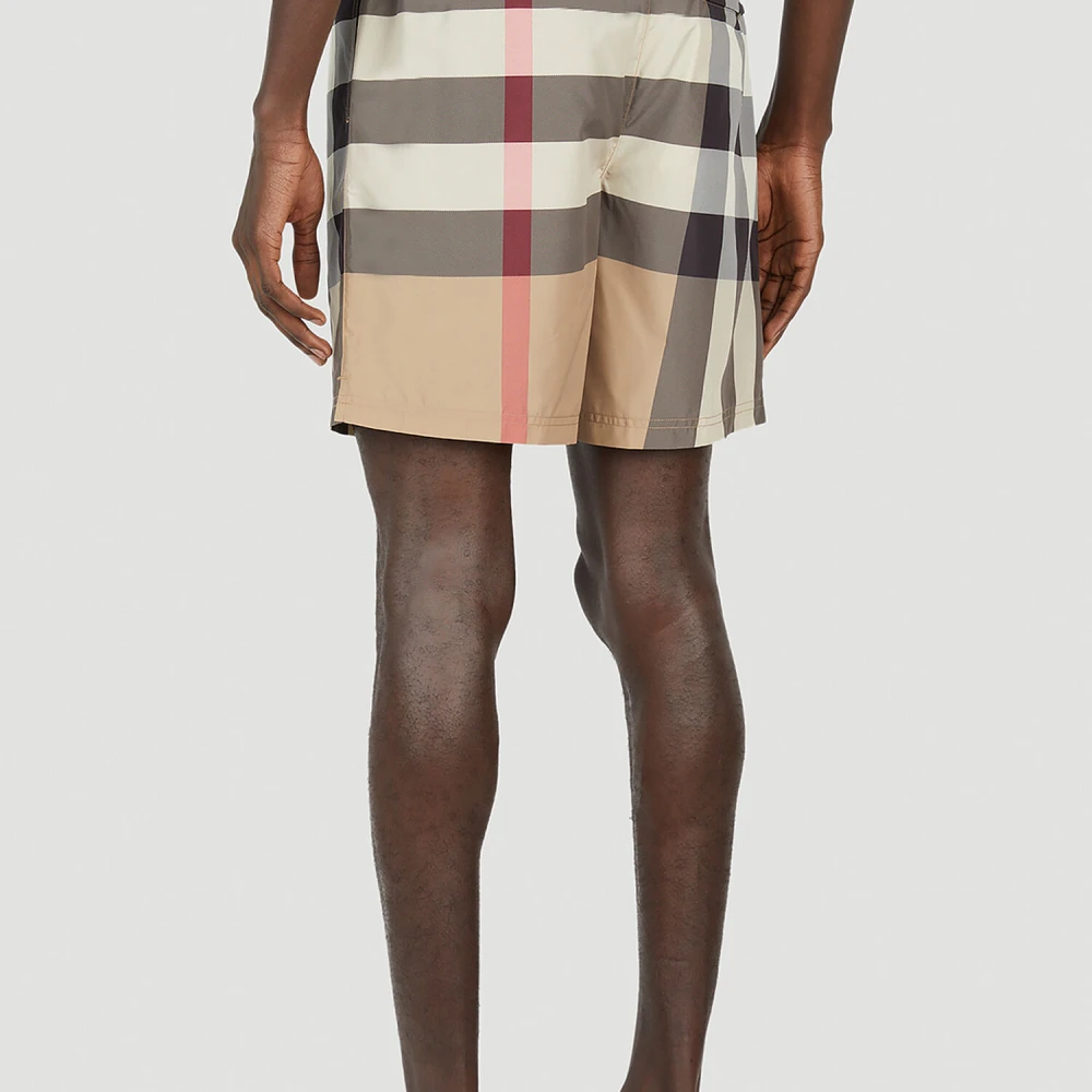 Burberry Vintage Check Zwembroek Beige Heren
