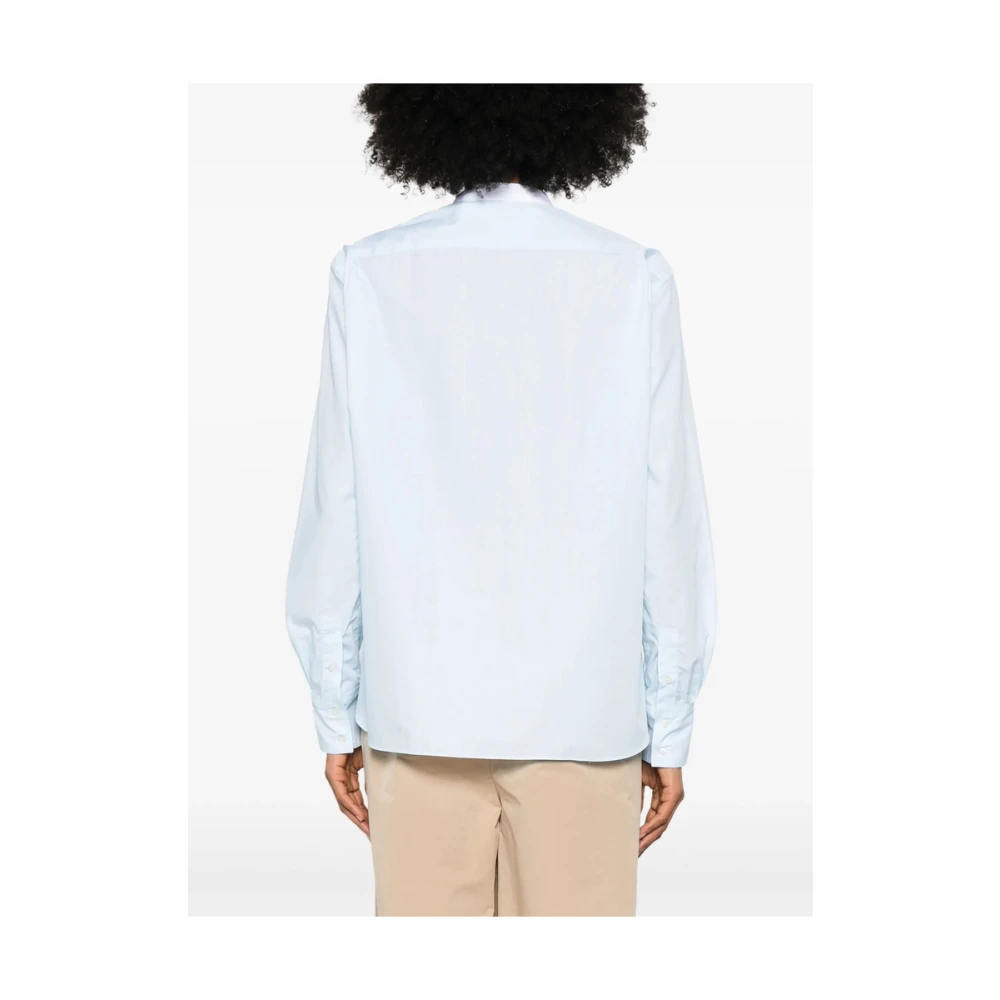 Soeur Elektrisch Blauwe Blouse met Plooien Blue Dames