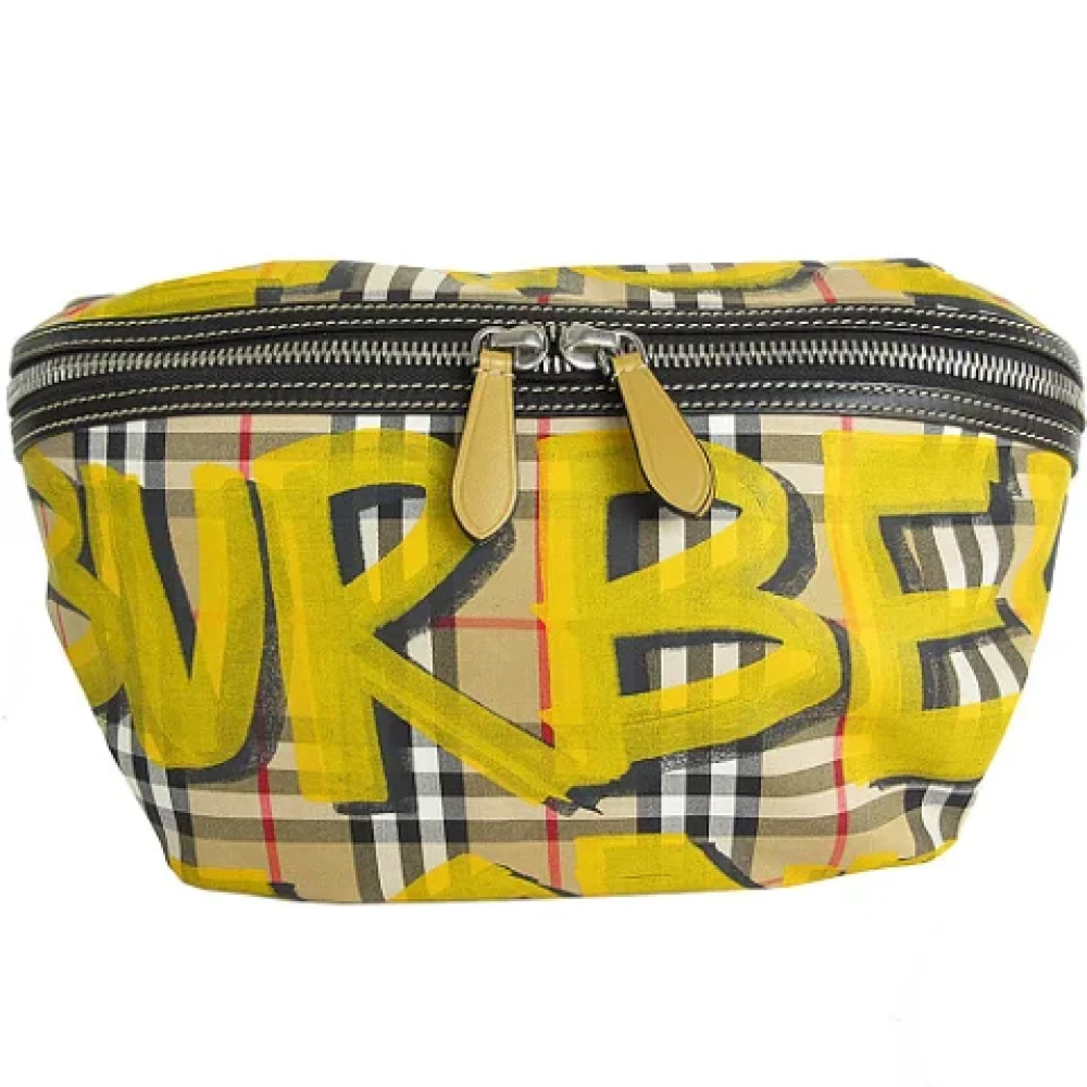 Burberry Vintage Pre-owned Nylon crossbody-bags Multicolor Dames