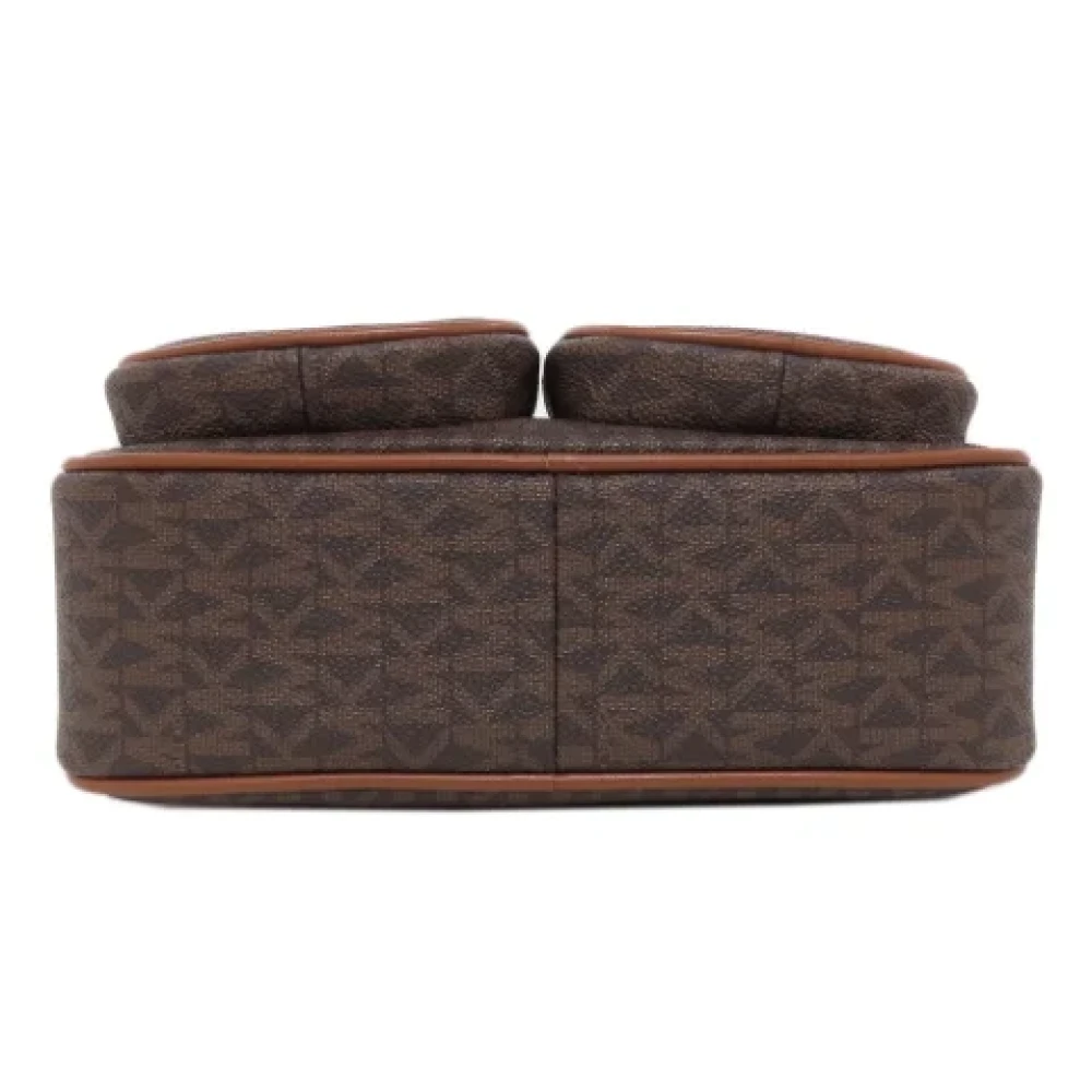 Michael Kors Pre-owned Canvas shoulder-bags Brown Dames