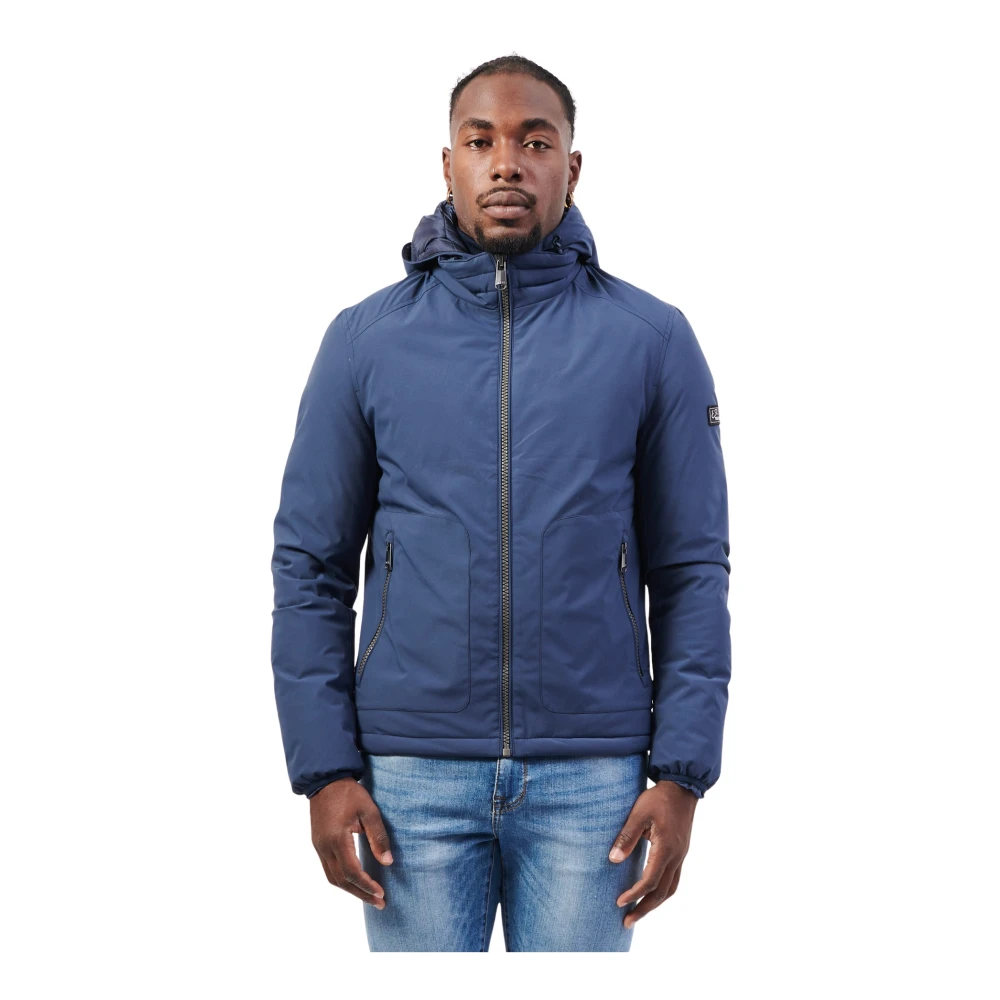 YES ZEE Blauwe gevoerde softshell jas Blue Heren