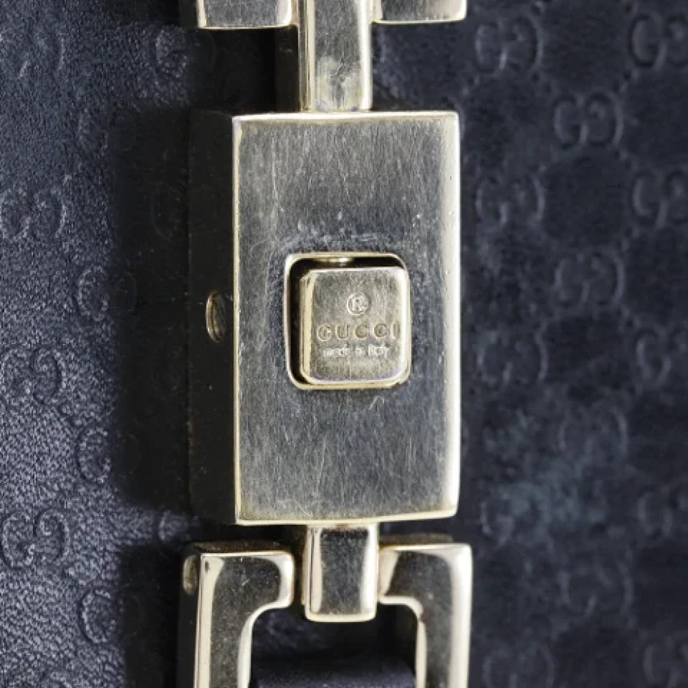 Gucci Vintage Pre-owned Leather wallets Black Dames