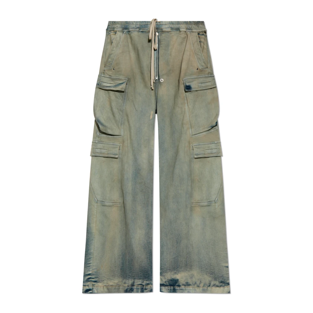 Rick Owens Jeans Double Bargo Jumbo Belas Blue Heren