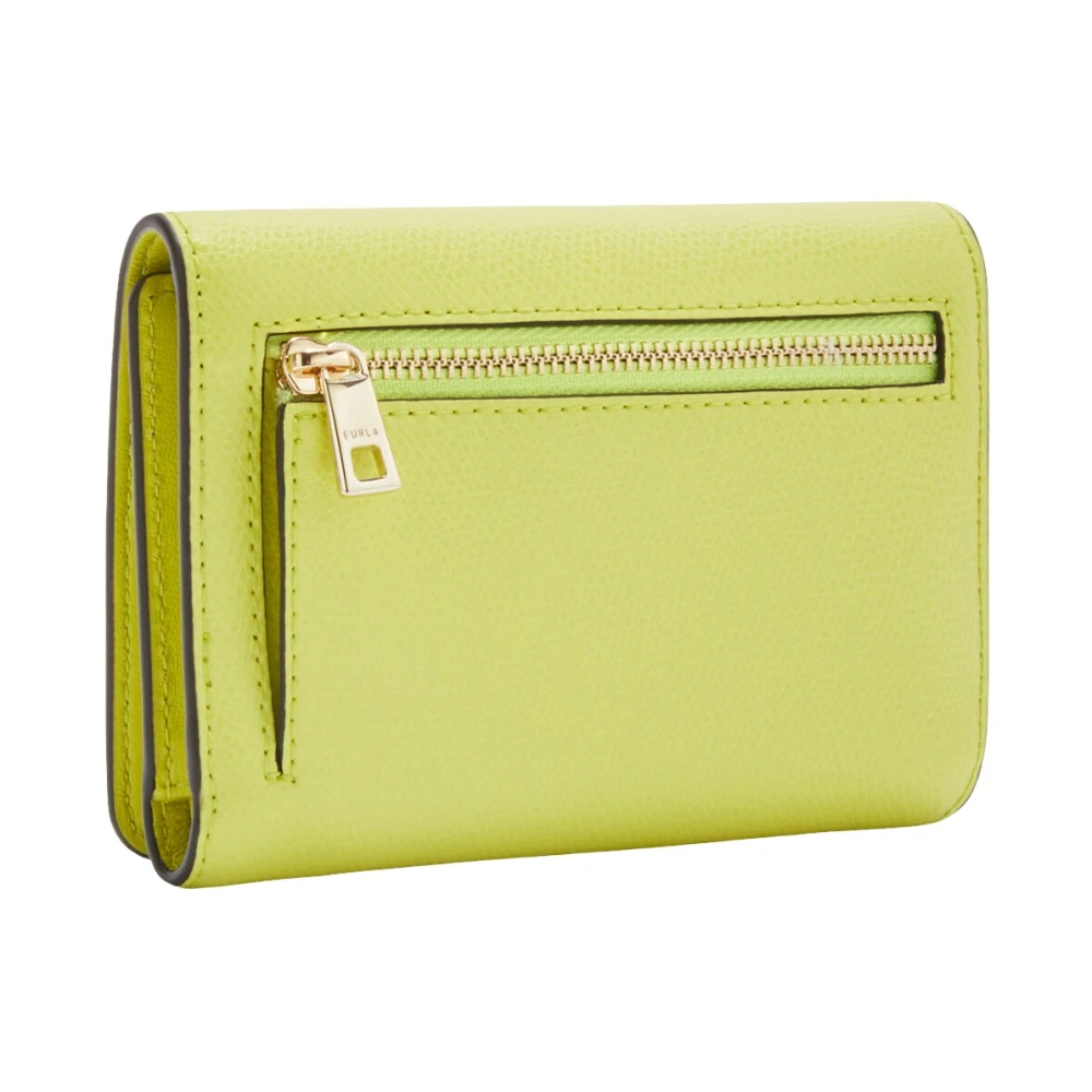 Furla Sfera Compact Portemonnee Green Dames