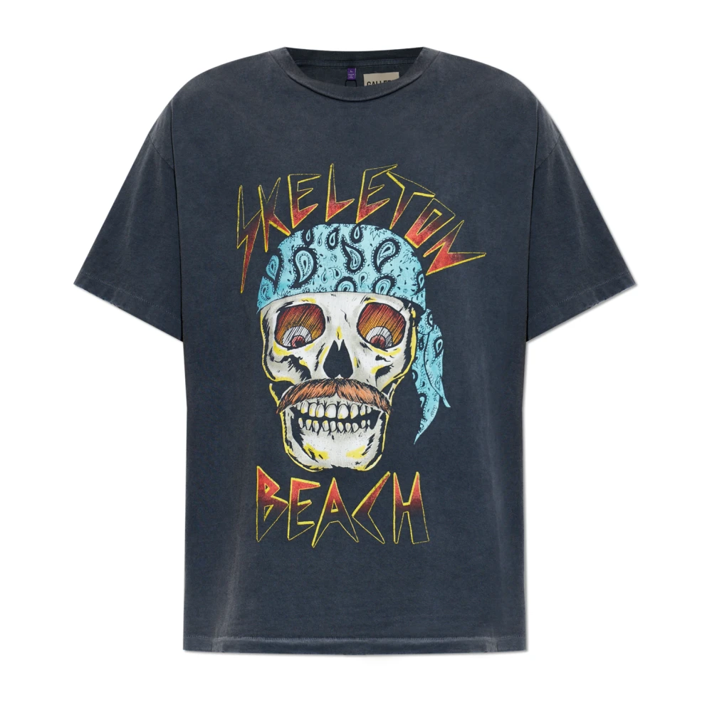 Gallery Dept. Men's Gray T-Shirts, L, Skeleton Beach T-Shirt