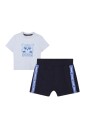 ensemble-robe-bleue-avec-impression-logo