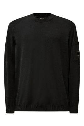 PULL CP COMPANY COL ROULE NOIR N035A-999