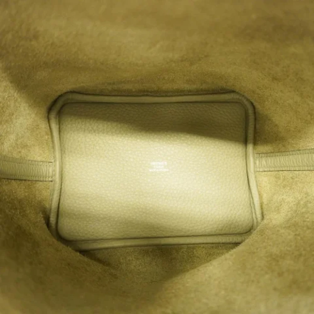 Hermès Vintage Pre-owned Fabric handbags Green Dames