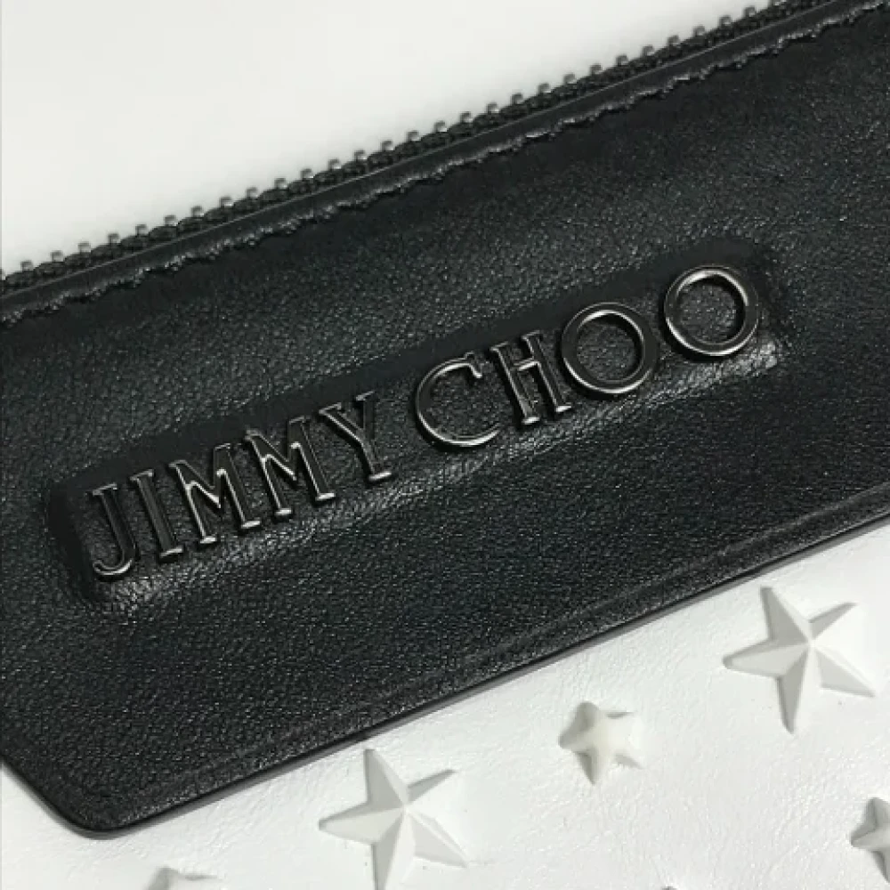Jimmy Choo Pre-owned Leather clutches White Dames