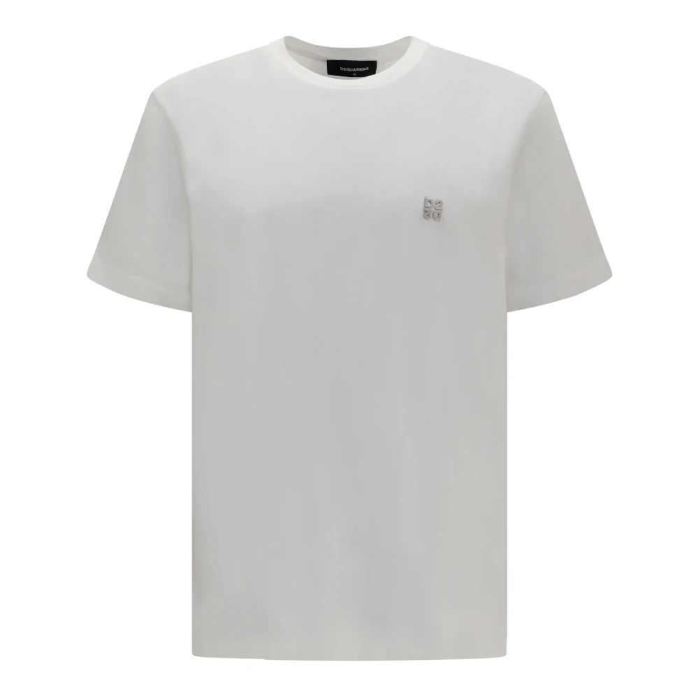 Dsquared2 Uomo Bianco Top, L, New, - Immagine 4