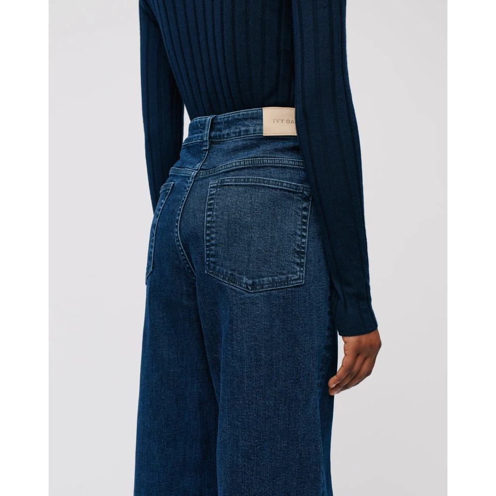 IVY OAK Hoge taille denim jeans Blue Dames