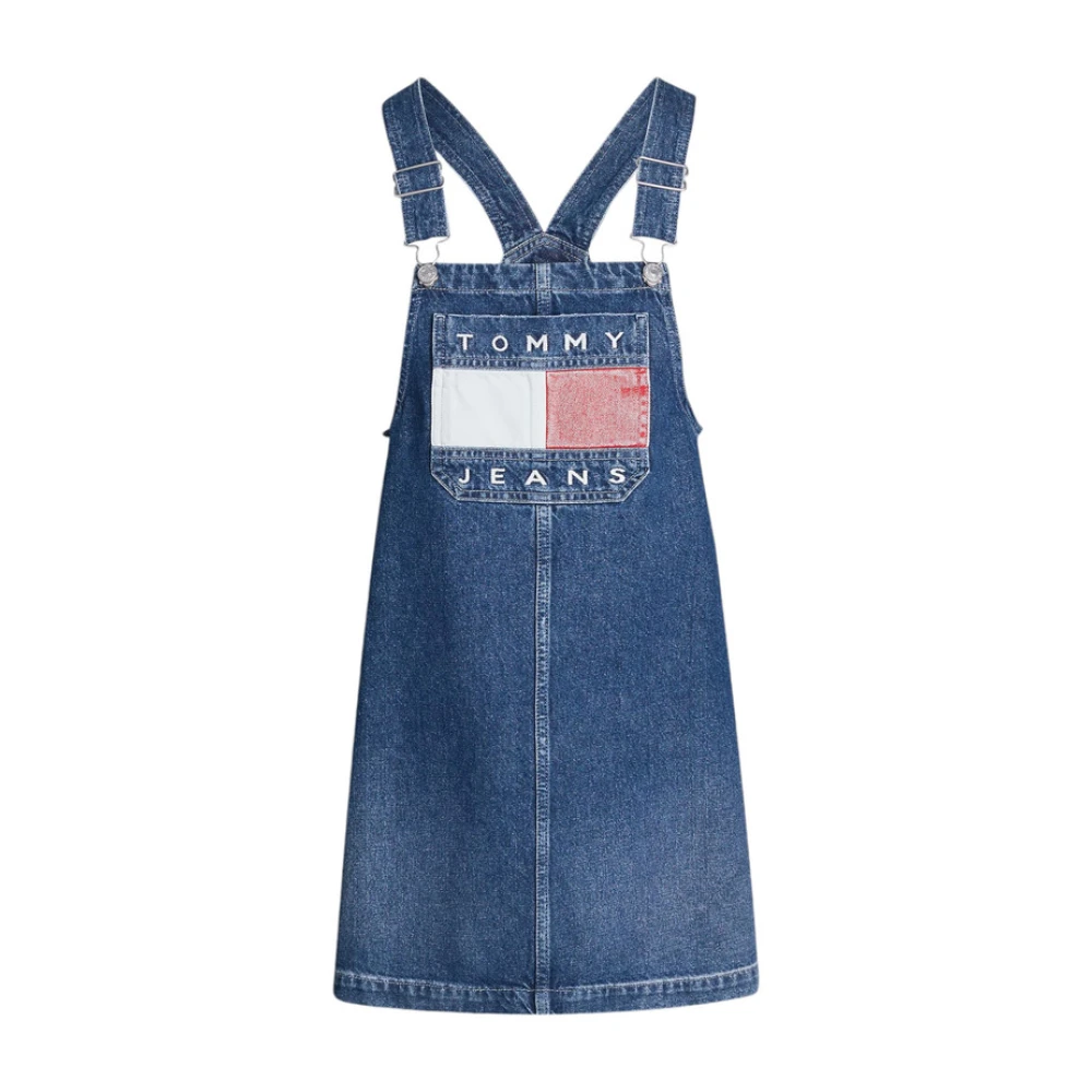 Tommy Jeans Korte Jurk Blue Dames
