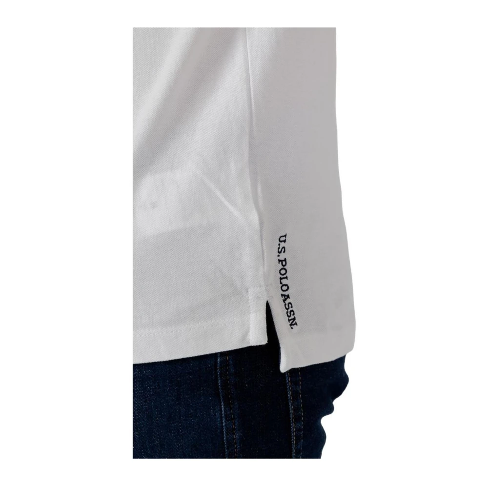 U.s. Polo Assn. Witte Katoenen Poloshirt White Heren
