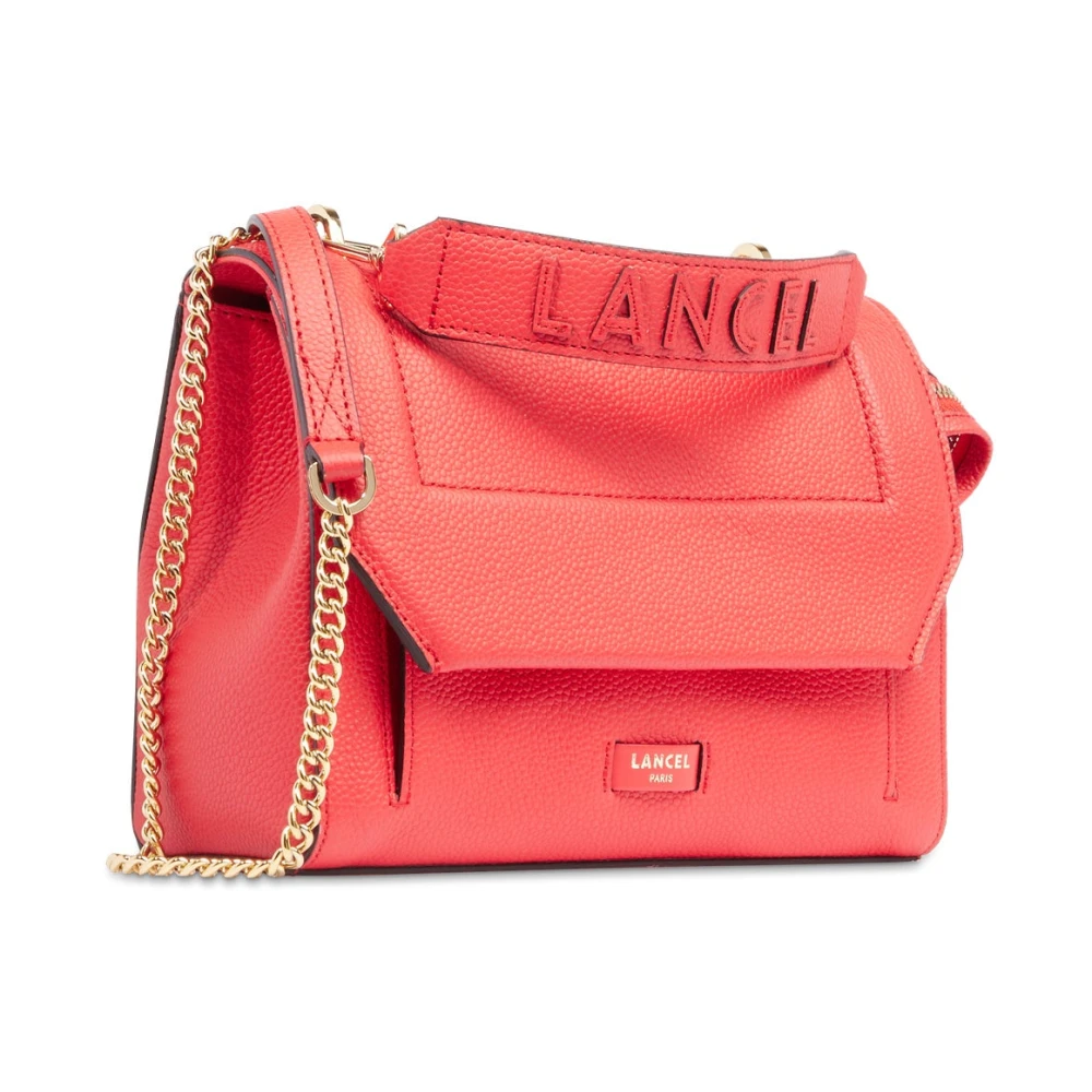 Lancel Rode Ninon Flap Tas Red Dames