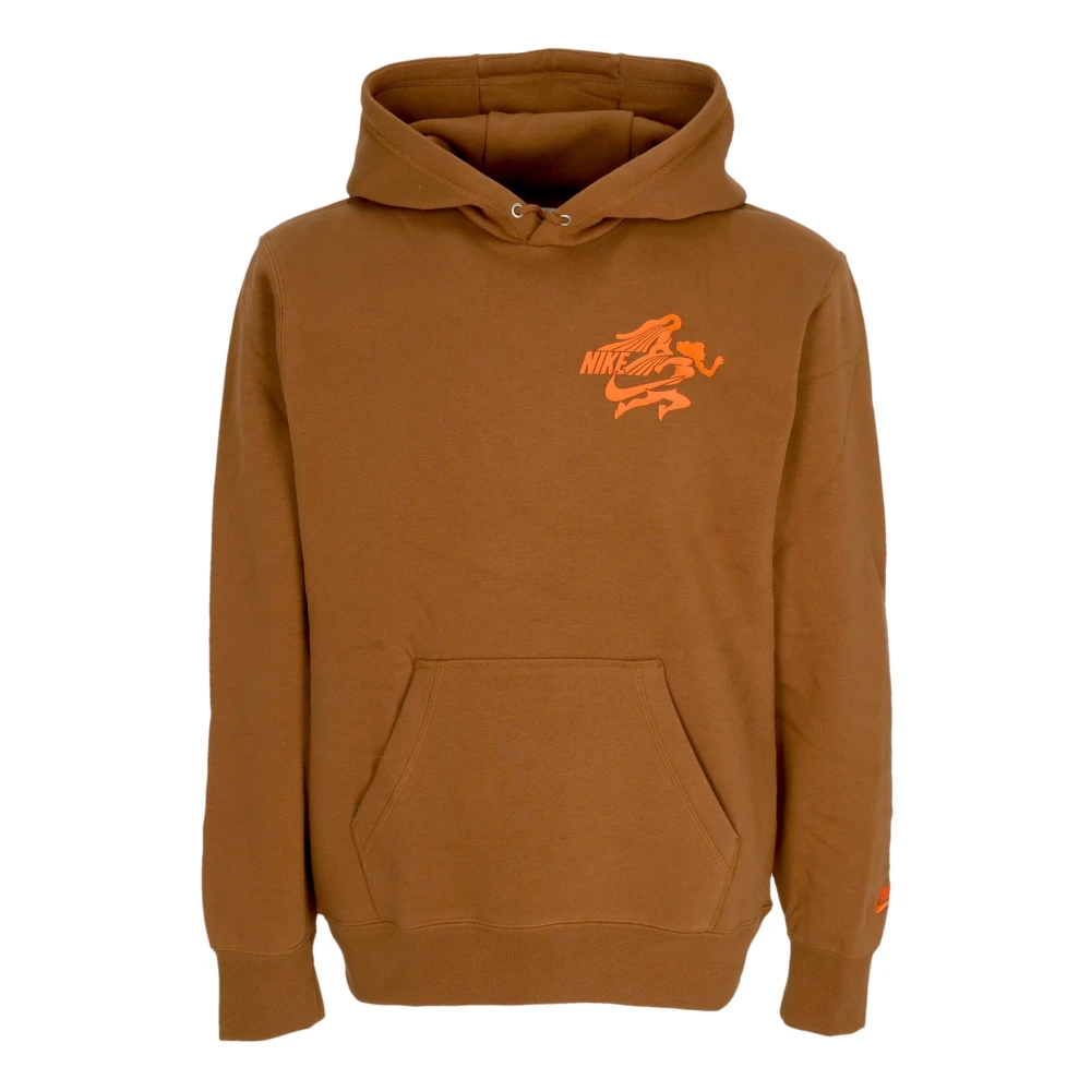 Nike Capuchontrui Brits Tan Oranje Brown Heren