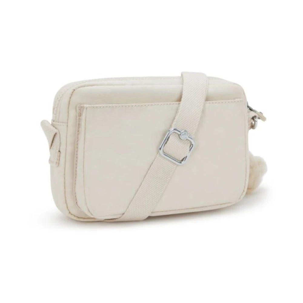Kipling Verstelbare schoudertas met ritssluiting zakken Beige Unisex