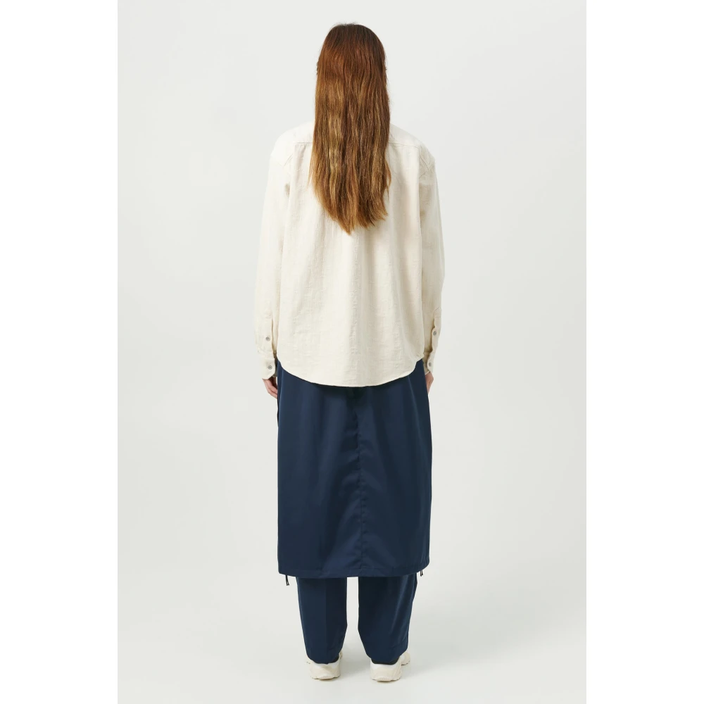 Soulland Relaxed Fit Katoenen Overshirt Beige Heren