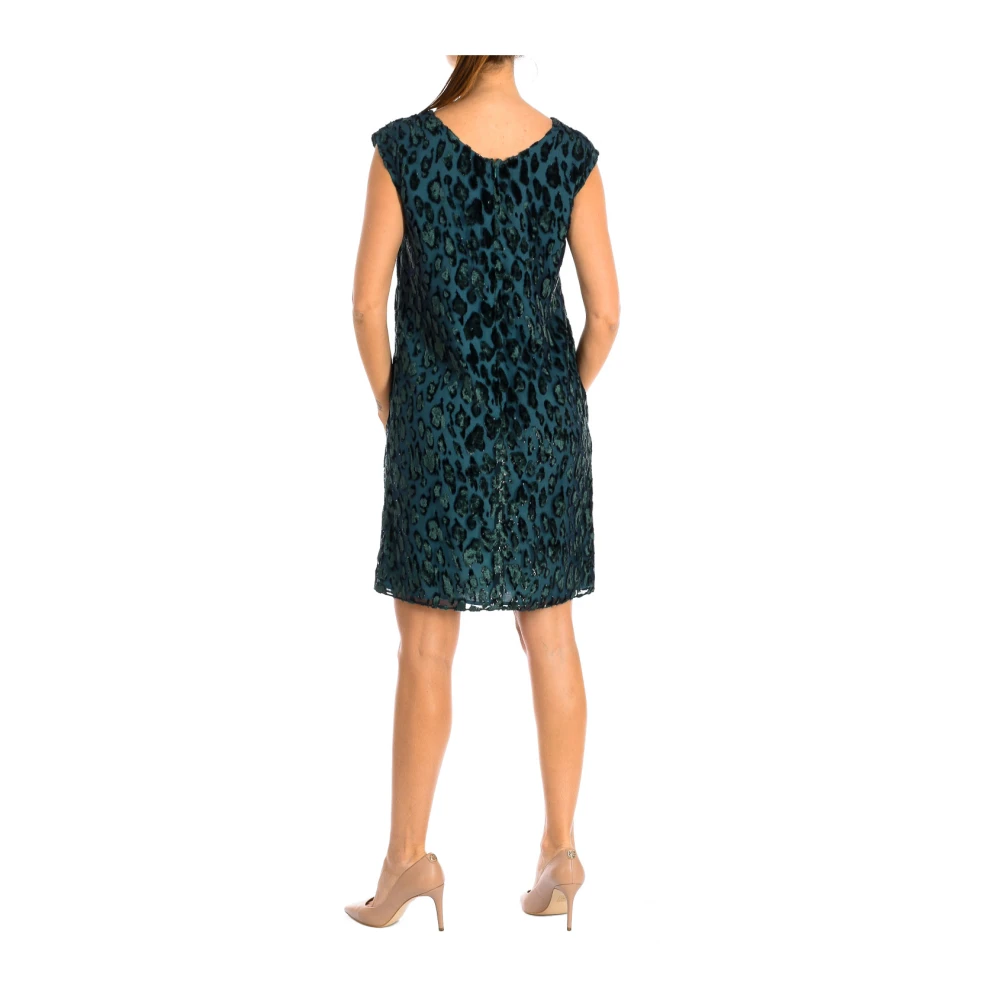 Emporio Armani Groen Multicolor Jurk Green Dames
