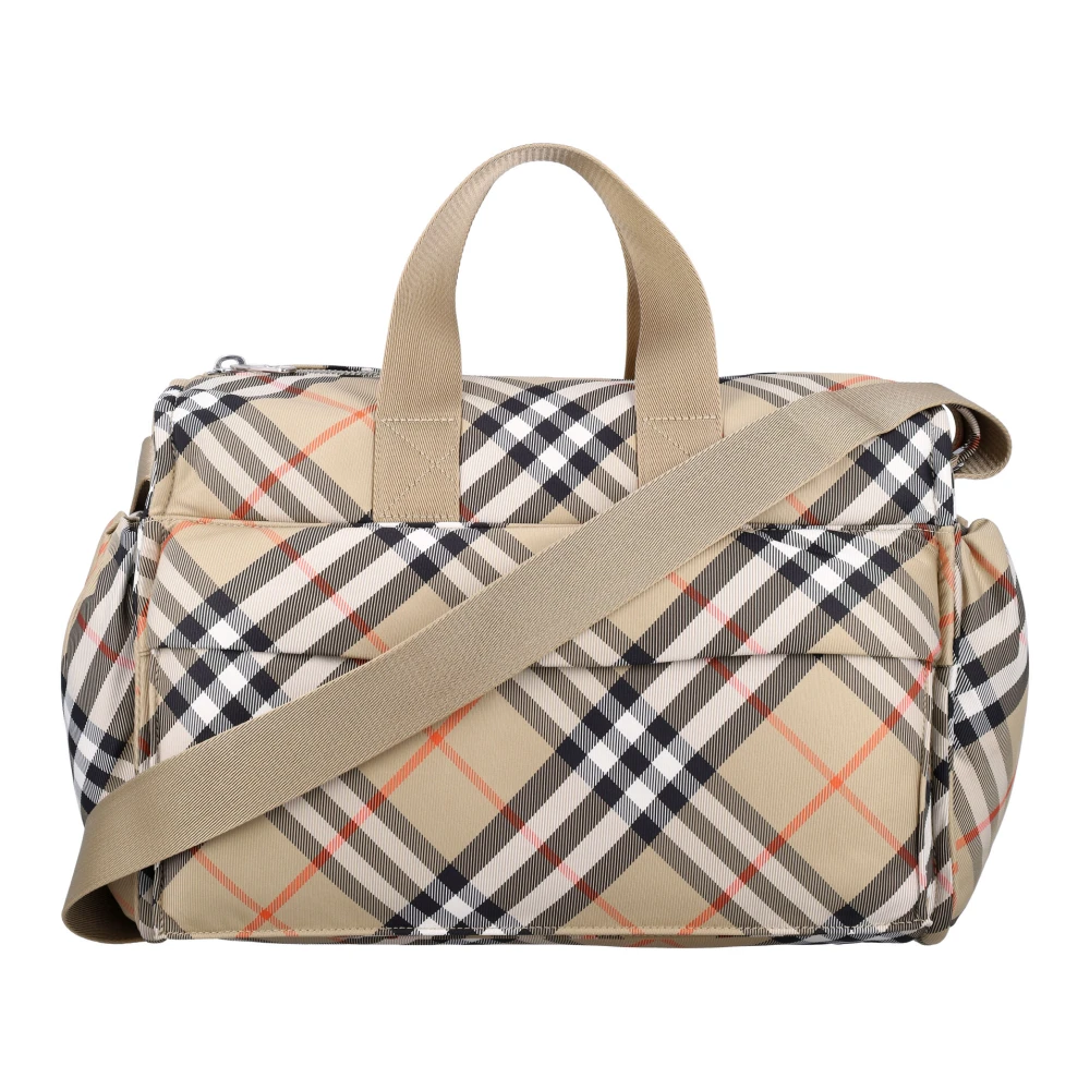 Burberry Check Baby Changing Bag Beige, Dam