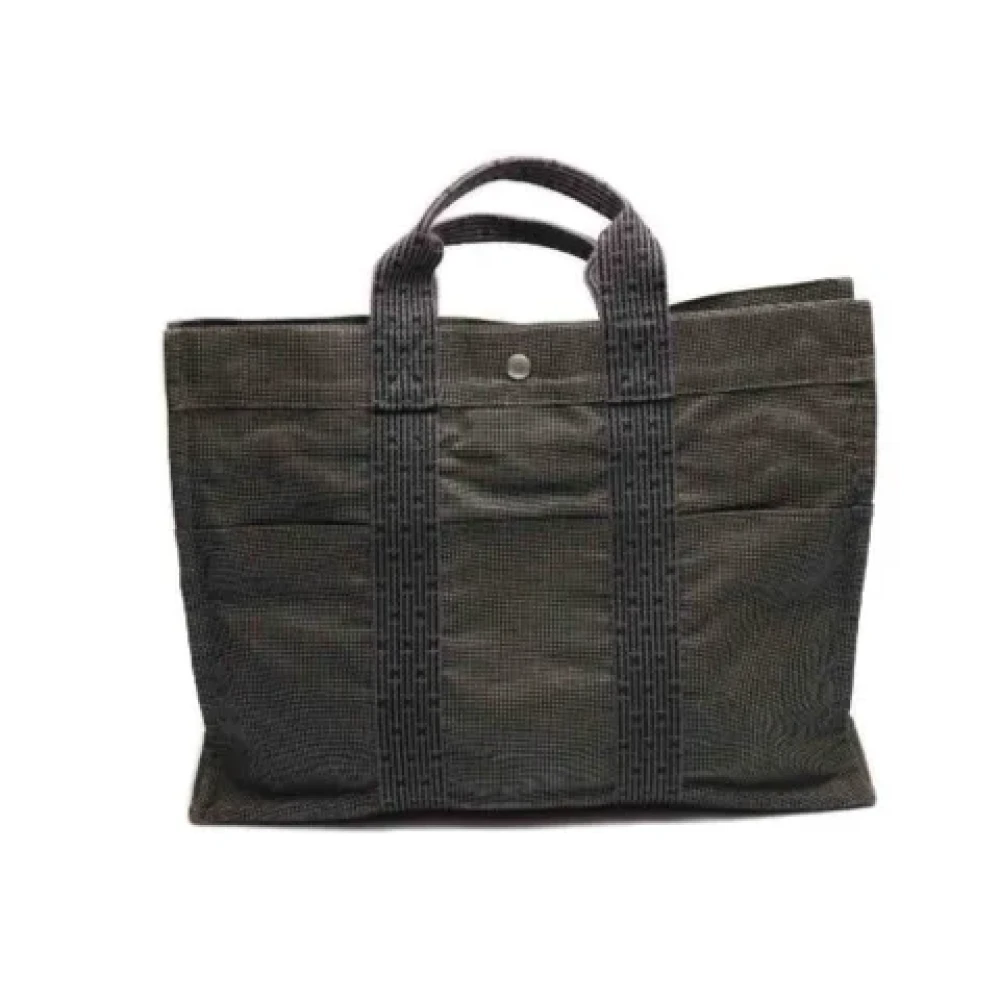 Hermès Vintage Pre-owned Fabric totes Black Dames