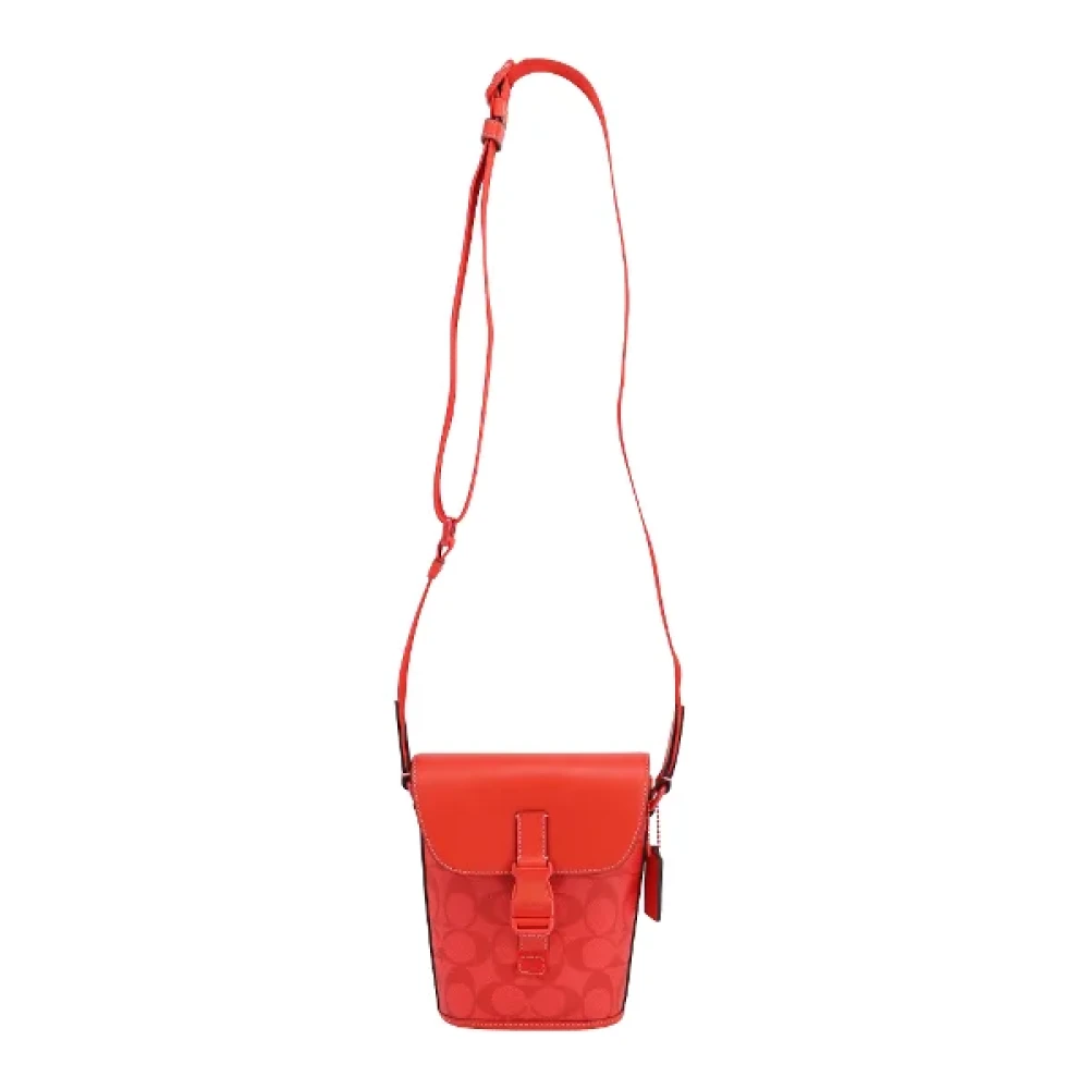 Coach Leather crossbody-bags Red Dames