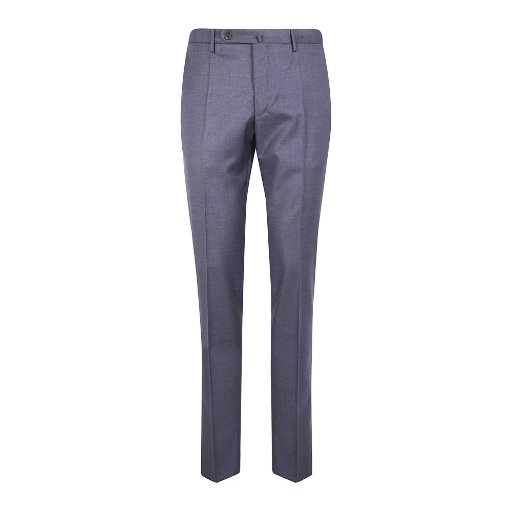 Incotex Homme Gris - Pantalon De Ville Ajusté En Mélange De Laine - Pantalons - Taille: L