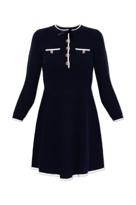 Bow Knit Mini Dress