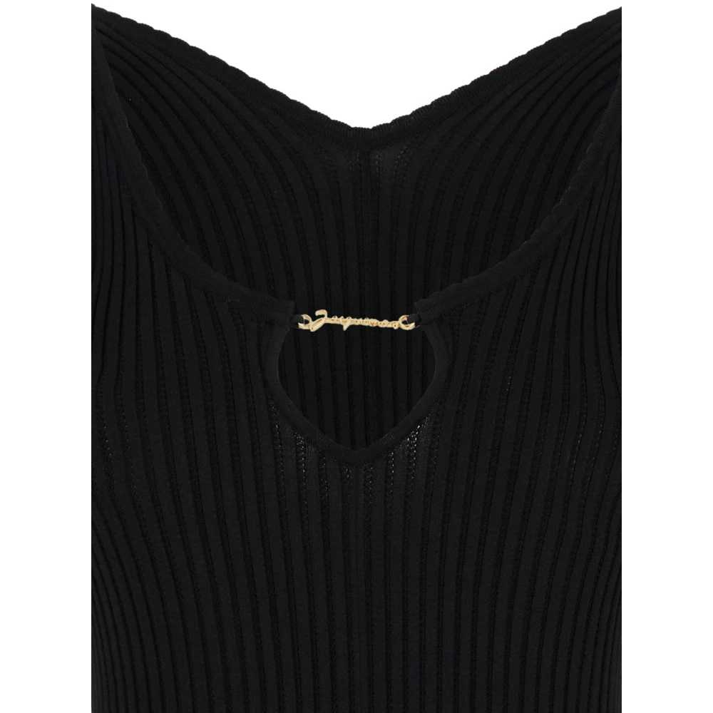 Jacquemus Knitted Dresses Black Dames